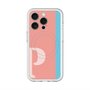 スリムプロテクションプレミアムケース with MagSafe［ オリジナル - initial color line - P pink ］