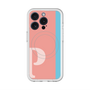 スリムプロテクションプレミアムケース with MagSafe［ オリジナル - initial color line - P pink ］
