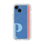 スリムプロテクションプレミアムケース with MagSafe［ オリジナル - initial color line - P blue ］
