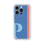 スリムプロテクションプレミアムケース with MagSafe［ オリジナル - initial color line - P blue ］