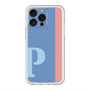スリムプロテクションプレミアムケース with MagSafe［ オリジナル - initial color line - P blue ］