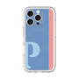 スリムプロテクションプレミアムケース with MagSafe［ オリジナル - initial color line - P blue ］