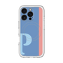 スリムプロテクションプレミアムケース with MagSafe［ オリジナル - initial color line - P blue ］