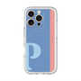 スリムプロテクションプレミアムケース with MagSafe［ オリジナル - initial color line - P blue ］