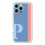 スリムプロテクションプレミアムケース with MagSafe［ オリジナル - initial color line - P blue ］
