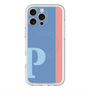 スリムプロテクションプレミアムケース with MagSafe［ オリジナル - initial color line - P blue ］