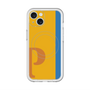 スリムプロテクションプレミアムケース with MagSafe［ オリジナル - initial color line - P orange ］