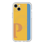 スリムプロテクションプレミアムケース with MagSafe［ オリジナル - initial color line - P orange ］