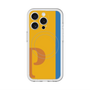 スリムプロテクションプレミアムケース with MagSafe［ オリジナル - initial color line - P orange ］