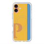 スリムプロテクションプレミアムケース with MagSafe［ オリジナル - initial color line - P orange ］