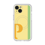 スリムプロテクションプレミアムケース with MagSafe［ オリジナル - initial color line - P yellow ］