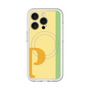 スリムプロテクションプレミアムケース with MagSafe［ オリジナル - initial color line - P yellow ］