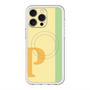 スリムプロテクションプレミアムケース with MagSafe［ オリジナル - initial color line - P yellow ］