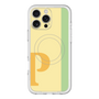スリムプロテクションプレミアムケース with MagSafe［ オリジナル - initial color line - P yellow ］