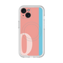 スリムプロテクションプレミアムケース with MagSafe［ オリジナル - initial color line - Q pink ］