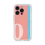 スリムプロテクションプレミアムケース with MagSafe［ オリジナル - initial color line - Q pink ］