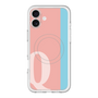スリムプロテクションプレミアムケース with MagSafe［ オリジナル - initial color line - Q pink ］