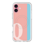 スリムプロテクションプレミアムケース with MagSafe［ オリジナル - initial color line - Q pink ］