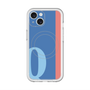 スリムプロテクションプレミアムケース with MagSafe［ オリジナル - initial color line - Q blue ］