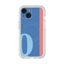 スリムプロテクションプレミアムケース with MagSafe［ オリジナル - initial color line - Q blue ］