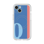 スリムプロテクションプレミアムケース with MagSafe［ オリジナル - initial color line - Q blue ］