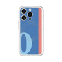 スリムプロテクションプレミアムケース with MagSafe［ オリジナル - initial color line - Q blue ］