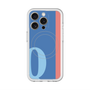 スリムプロテクションプレミアムケース with MagSafe［ オリジナル - initial color line - Q blue ］
