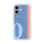 スリムプロテクションプレミアムケース with MagSafe［ オリジナル - initial color line - Q blue ］