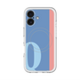 スリムプロテクションプレミアムケース with MagSafe［ オリジナル - initial color line - Q blue ］