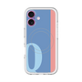 スリムプロテクションプレミアムケース with MagSafe［ オリジナル - initial color line - Q blue ］