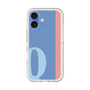 スリムプロテクションプレミアムケース with MagSafe［ オリジナル - initial color line - Q blue ］