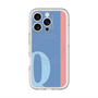 スリムプロテクションプレミアムケース with MagSafe［ オリジナル - initial color line - Q blue ］