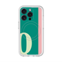 スリムプロテクションプレミアムケース with MagSafe［ オリジナル - initial color line - Q green ］