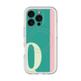 スリムプロテクションプレミアムケース with MagSafe［ オリジナル - initial color line - Q green ］