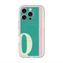 スリムプロテクションプレミアムケース with MagSafe［ オリジナル - initial color line - Q green ］