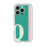 スリムプロテクションプレミアムケース with MagSafe［ オリジナル - initial color line - Q green ］