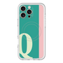 スリムプロテクションプレミアムケース with MagSafe［ オリジナル - initial color line - Q green ］