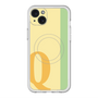 スリムプロテクションプレミアムケース with MagSafe［ オリジナル - initial color line - Q yellow ］