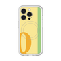 スリムプロテクションプレミアムケース with MagSafe［ オリジナル - initial color line - Q yellow ］