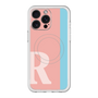 スリムプロテクションプレミアムケース with MagSafe［ オリジナル - initial color line - R pink ］