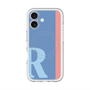 スリムプロテクションプレミアムケース with MagSafe［ オリジナル - initial color line - R blue ］
