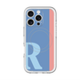 スリムプロテクションプレミアムケース with MagSafe［ オリジナル - initial color line - R blue ］