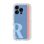 スリムプロテクションプレミアムケース with MagSafe［ オリジナル - initial color line - R blue ］
