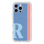 スリムプロテクションプレミアムケース with MagSafe［ オリジナル - initial color line - R blue ］