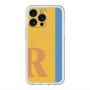 スリムプロテクションプレミアムケース with MagSafe［ オリジナル - initial color line - R orange ］