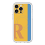 スリムプロテクションプレミアムケース with MagSafe［ オリジナル - initial color line - R orange ］