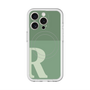 スリムプロテクションプレミアムケース with MagSafe［ オリジナル - initial two tone - R green ］