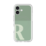 スリムプロテクションプレミアムケース with MagSafe［ オリジナル - initial two tone - R green ］