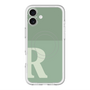 スリムプロテクションプレミアムケース with MagSafe［ オリジナル - initial two tone - R green ］