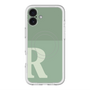 スリムプロテクションプレミアムケース with MagSafe［ オリジナル - initial two tone - R green ］